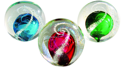 trio of spheres